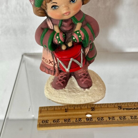 Vintage Christmas Ceramic Napcoware Drummer Boy Figurine Japan - Picture 5 of 5